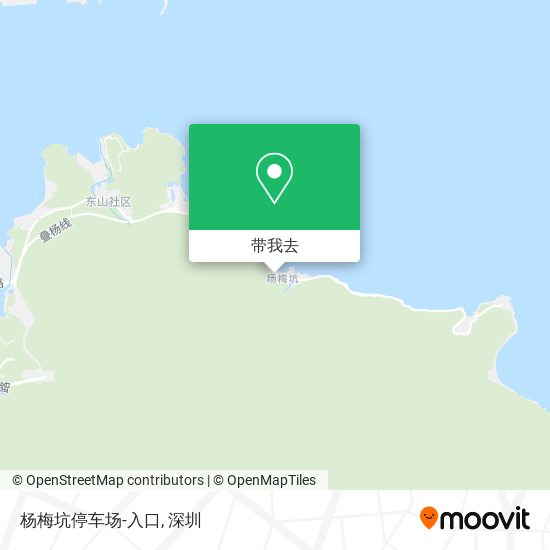 杨梅坑停车场-入口地图