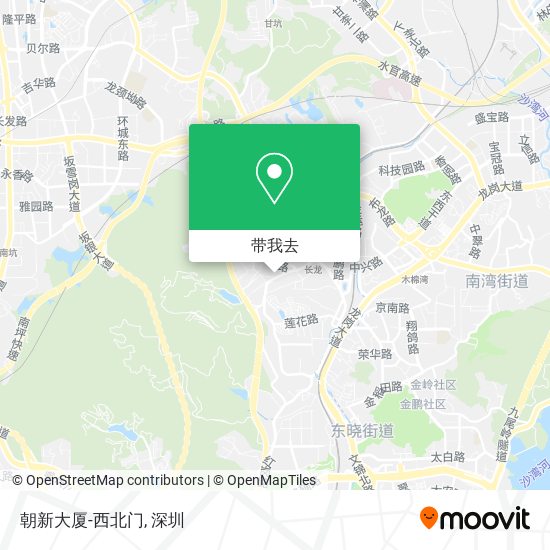 朝新大厦-西北门地图