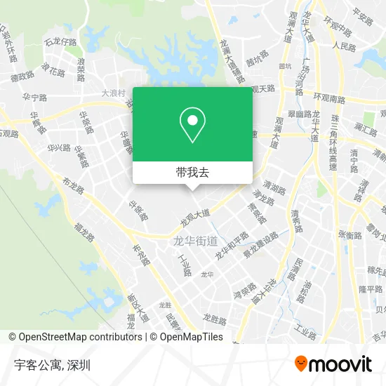 宇客公寓地图