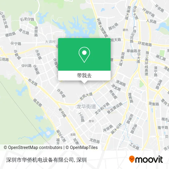 深圳市华侨机电设备有限公司地图