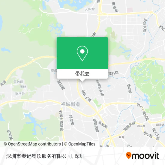 深圳市秦记餐饮服务有限公司地图