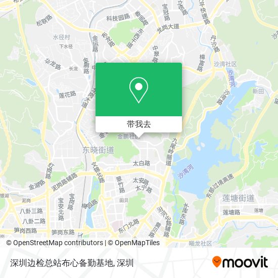 深圳边检总站布心备勤基地地图