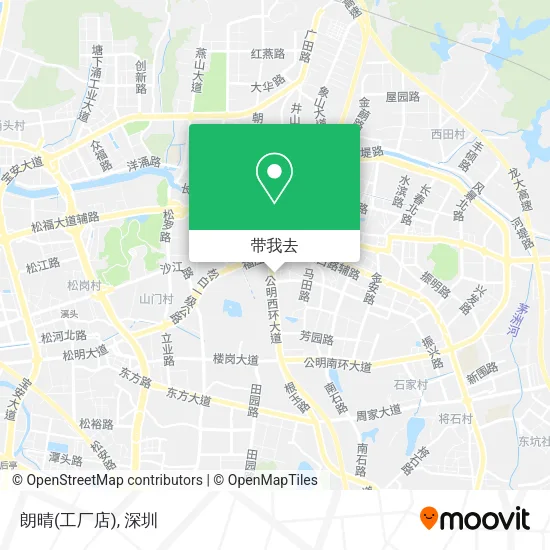 朗晴(工厂店)地图