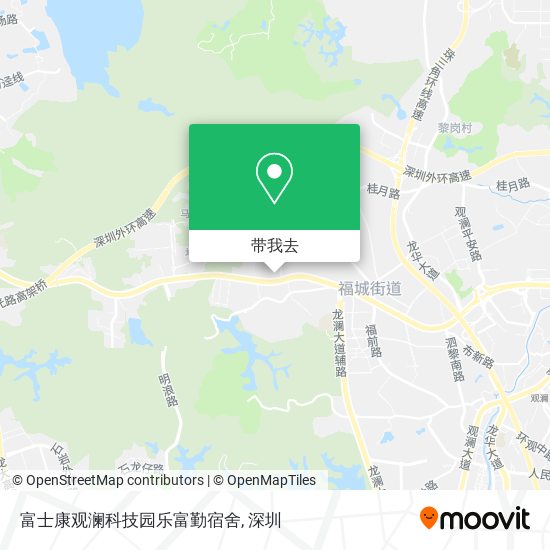 富士康观澜科技园乐富勤宿舍地图