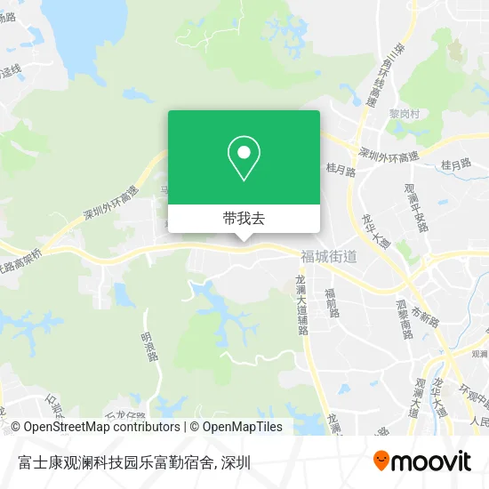 富士康观澜科技园乐富勤宿舍地图