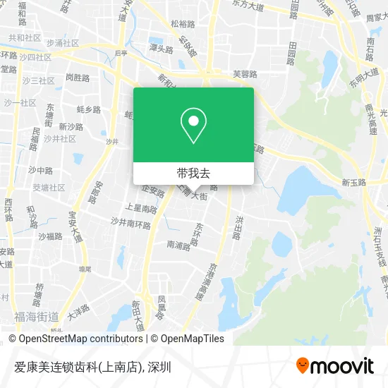 爱康美连锁齿科(上南店)地图
