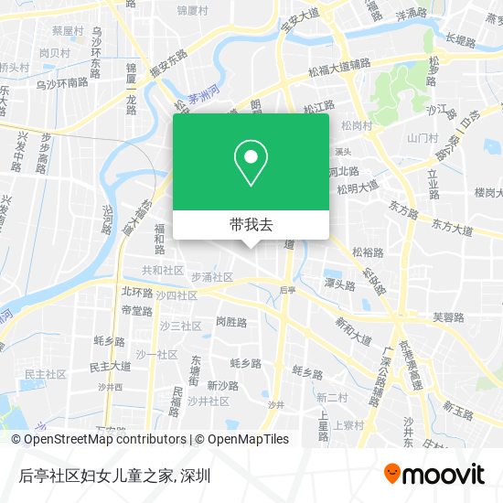 后亭社区妇女儿童之家地图