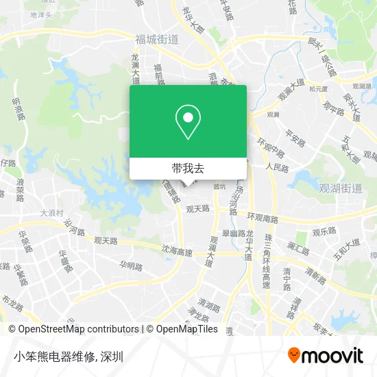 小笨熊电器维修地图
