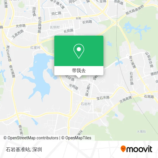 石岩基准站地图