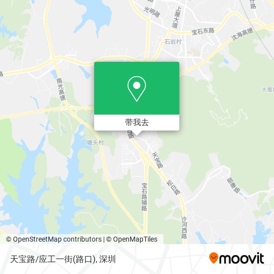 天宝路/应工一街(路口)地图