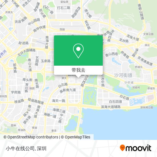 小牛在线公司地图