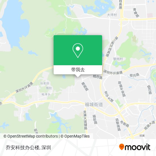 乔安科技办公楼地图