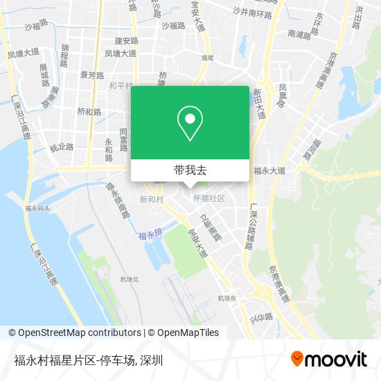 福永村福星片区-停车场地图