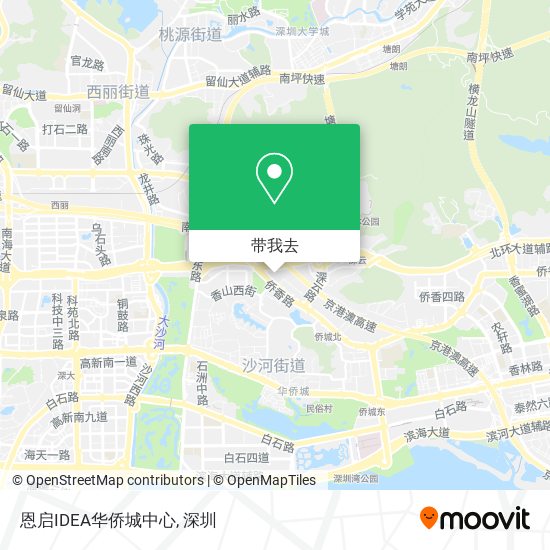 恩启IDEA华侨城中心地图
