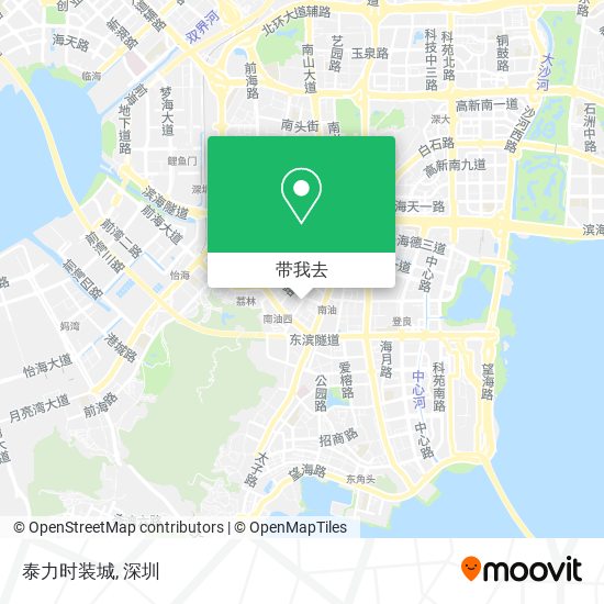 泰力时装城地图