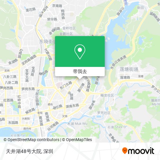 天井湖48号大院地图