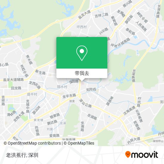 老洪蕉行地图