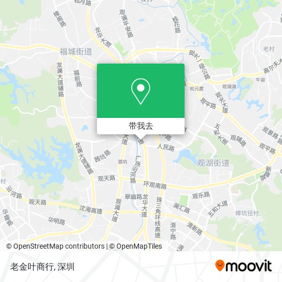 老金叶商行地图