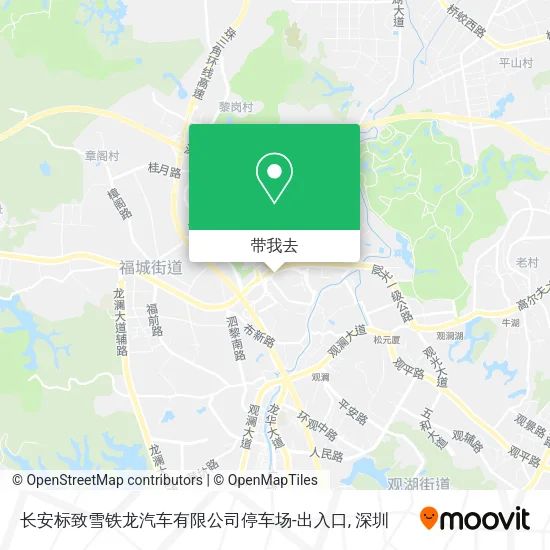 长安标致雪铁龙汽车有限公司停车场-出入口地图