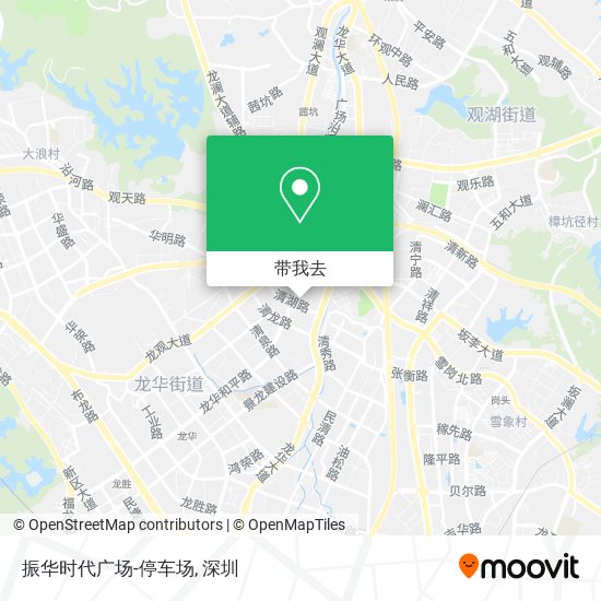 振华时代广场-停车场地图