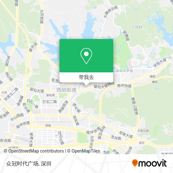 众冠时代广场地图