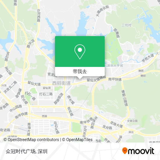 众冠时代广场地图