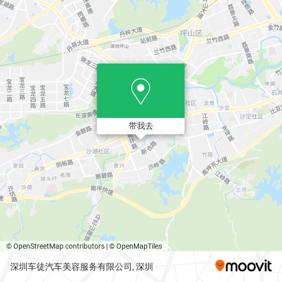 深圳车徒汽车美容服务有限公司地图