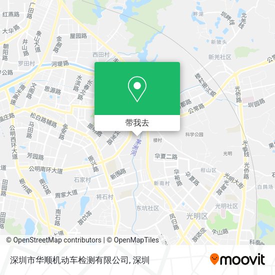 深圳市华顺机动车检测有限公司地图
