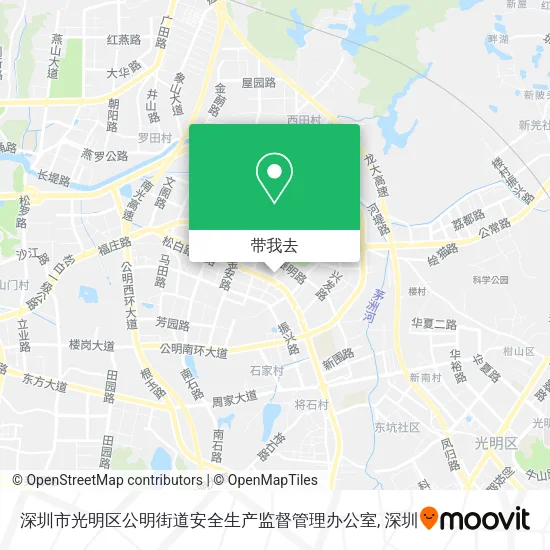 深圳市光明区公明街道安全生产监督管理办公室地图