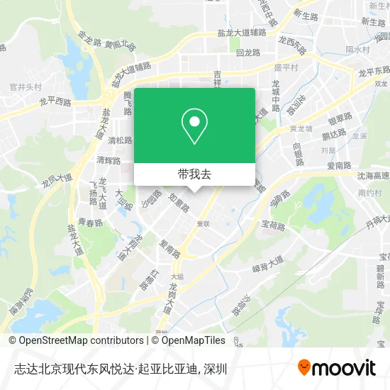 志达北京现代东风悦达·起亚比亚迪地图