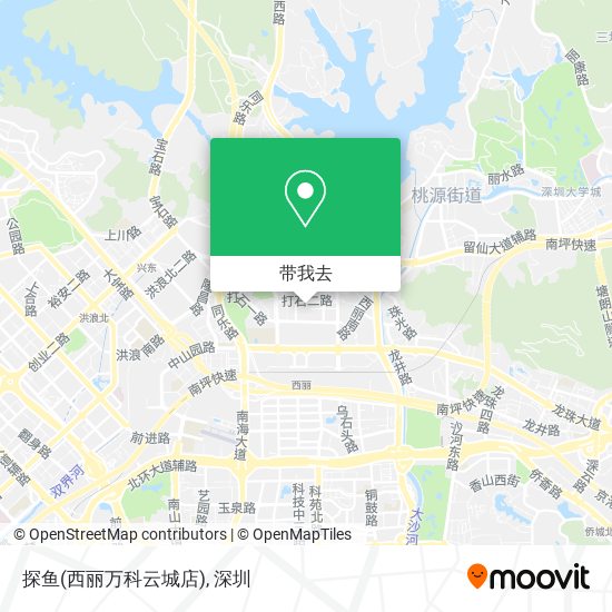 探鱼(西丽万科云城店)地图