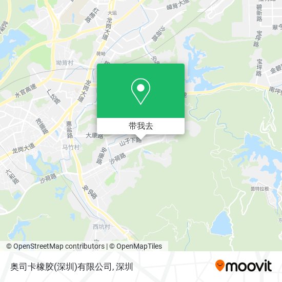 奥司卡橡胶(深圳)有限公司地图