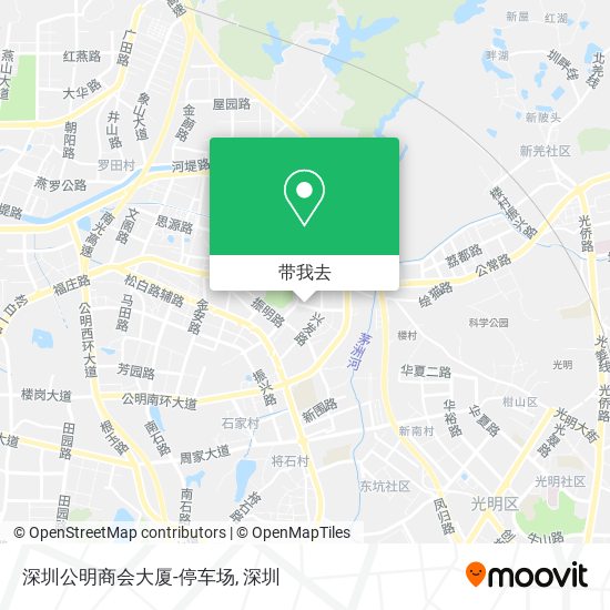 深圳公明商会大厦-停车场地图