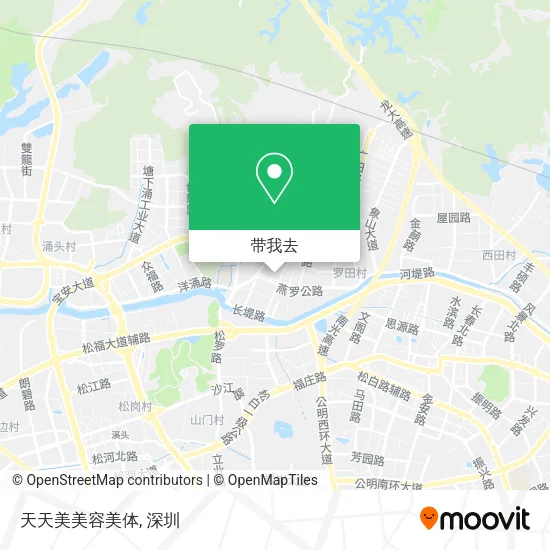 天天美美容美体地图