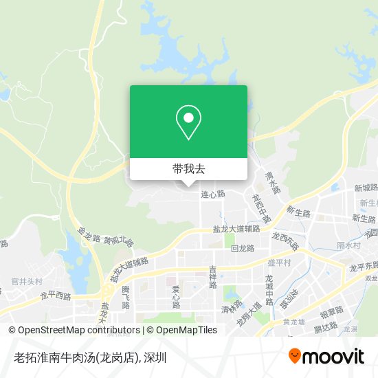 老拓淮南牛肉汤(龙岗店)地图