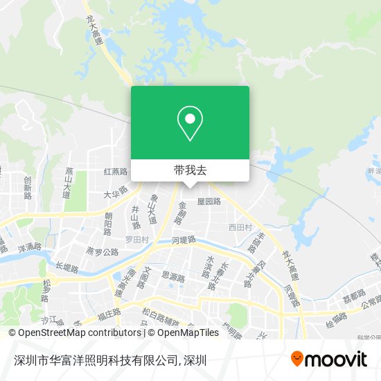 深圳市华富洋照明科技有限公司地图