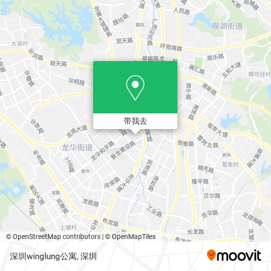 深圳winglung公寓地图