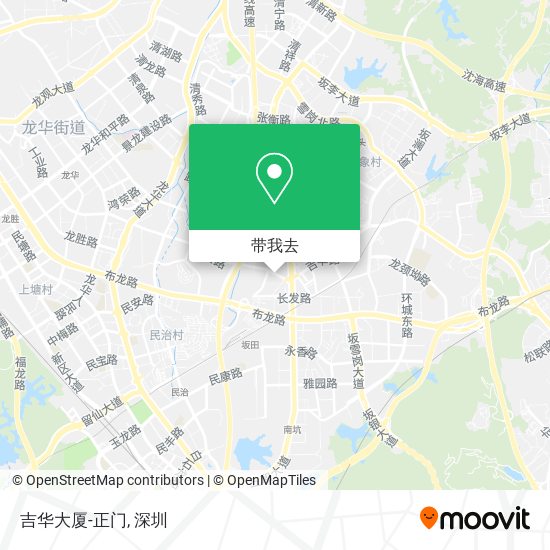 吉华大厦-正门地图