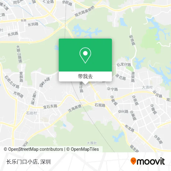 长乐门口小店地图
