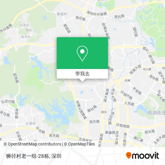 狮径村老一组-28栋地图