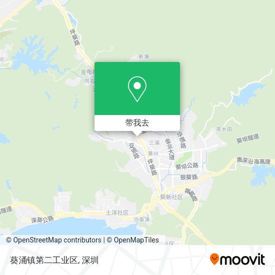 葵涌镇第二工业区地图