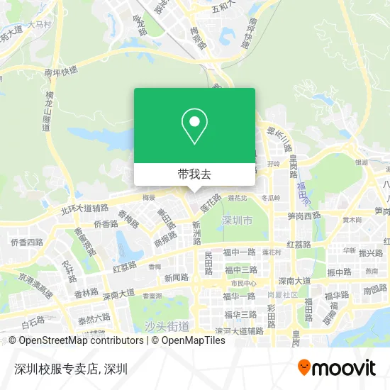 深圳校服专卖店地图