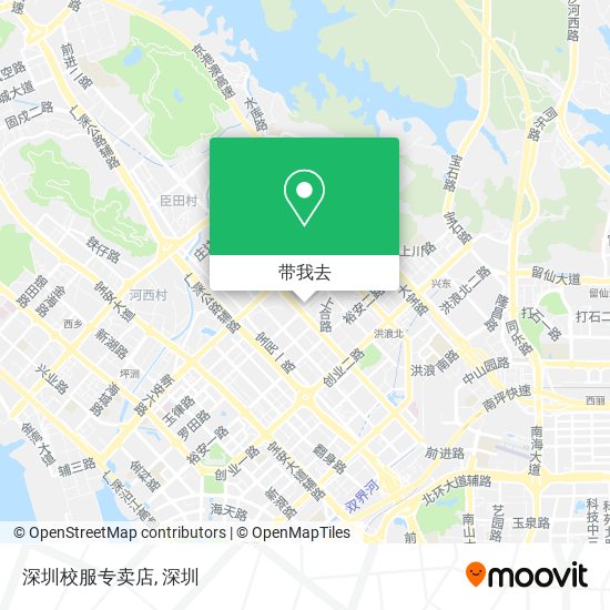 深圳校服专卖店地图