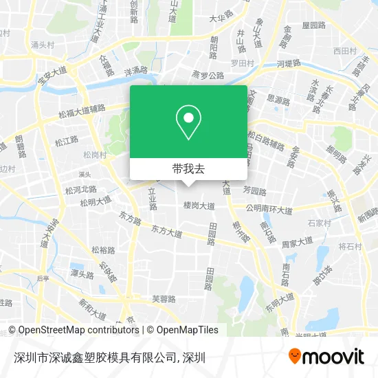 深圳市深诚鑫塑胶模具有限公司地图