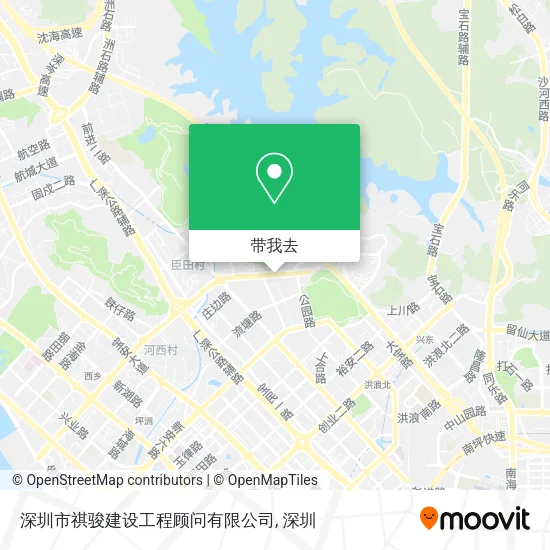深圳市祺骏建设工程顾问有限公司地图