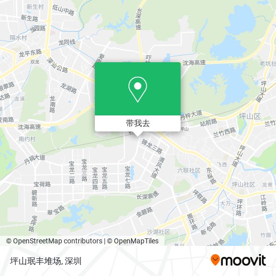 坪山珉丰堆场地图