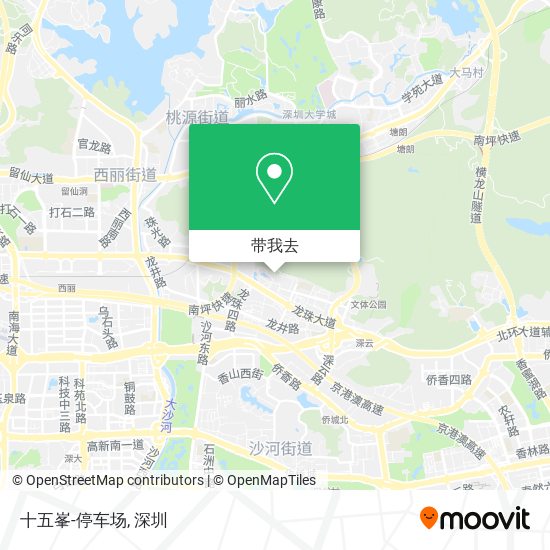 十五峯-停车场地图