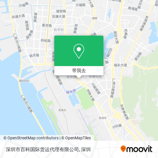 深圳市百科国际货运代理有限公司地图