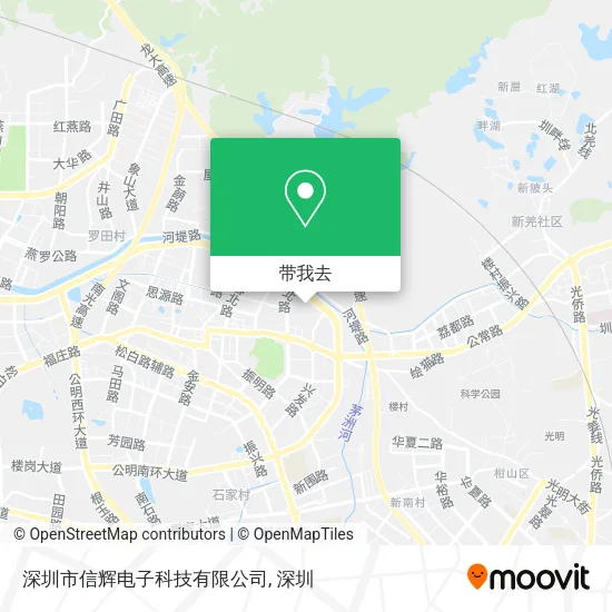 深圳市信辉电子科技有限公司地图