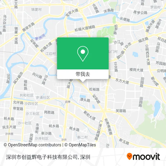 深圳市创益辉电子科技有限公司地图
